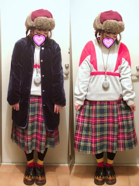 「RNA」｜「アイテム（その他アウター）」を使った、judieさん（レディース・148cm）の冬コーディネート