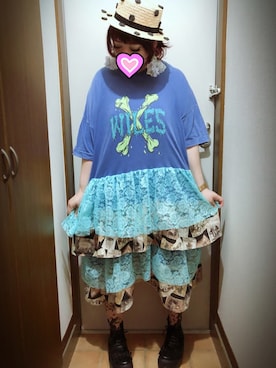 「カオリノモリノコ（カオリノモリノコ）のアイテム」を使った、judieさん（レディース・148cm）の春コーディネート