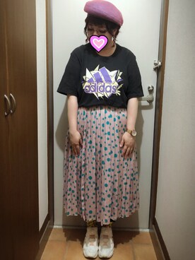 「RNA」｜「アイテム（アナログ腕時計）」を使った、judieさん（レディース・148cm）の夏コーディネート
