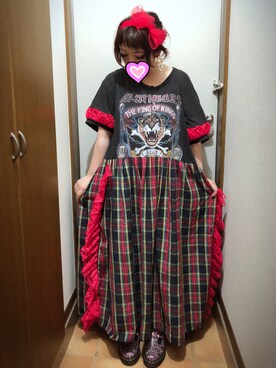 「RNA」｜「アイテム（アナログ腕時計）」を使った、judieさん（レディース・148cm）の夏コーディネート