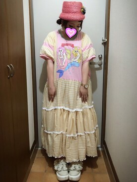 「RNA」｜「アイテム（アナログ腕時計）」を使った、judieさん（レディース・148cm）の夏コーディネート