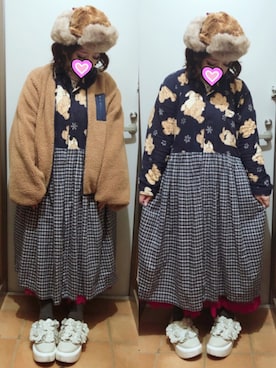 「アイテム（ブルゾン）」を使った、judieさん（レディース・148cm・30代）の冬コーディネート