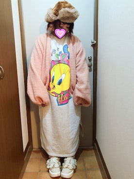 「アイテム（ブルゾン）」を使った、judieさん（レディース・148cm・30代）の冬コーディネート
