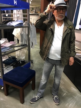 リバーウォーク北九州  HWさん（メンズ・165cm）の春コーディネート