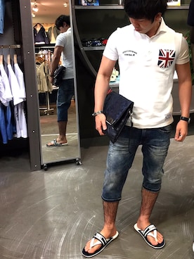 リバーウォーク北九州  HWさん（メンズ・166cm）の春コーディネート