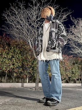「アイテム（ブルゾン）」を使った、なぐーさん（メンズ・170cm・30代）の冬コーディネート