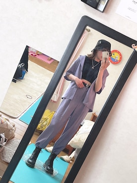「LOWRYS FARM（ローリーズファーム）のアイテム（ノーカラージャケット）」を使った、youkoさん（レディース・159cm）の春コーディネート