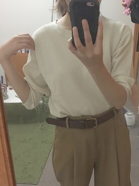 「まだ夏」｜サキさん（レディース・165cm）の夏コーディネート