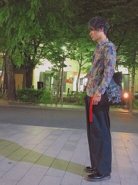 「Casselini（キャセリーニ）のアイテム」を使った、Tetsuさん（メンズ・180cm）の夏コーディネート