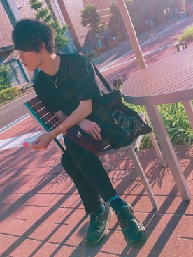 「Casselini（キャセリーニ）のアイテム」を使った、Tetsuさん（メンズ・180cm）の夏コーディネート