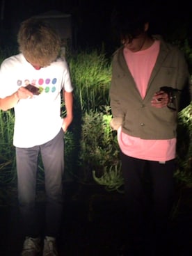 「Dr. Martens（ドクターマーチン）のDr.Martens (ドクターマーチン)/1461 3EYE GIBSON SHOES（その他シューズ）」を使った、Tetsuさん（メンズ・180cm）の秋コーディネート