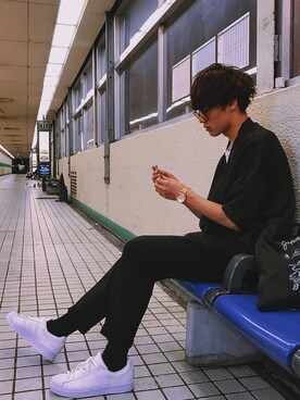 「Casselini（キャセリーニ）のアイテム」を使った、Tetsuさん（メンズ・180cm）の秋コーディネート