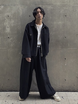 「ADER error（アーダーエラー）のアイテム（シューズ）」を使った、Tetsuさん（メンズ・180cm）の冬コーディネート