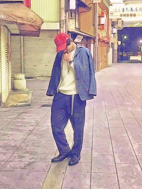 野田はるとさん（メンズ・178cm）の春コーディネート