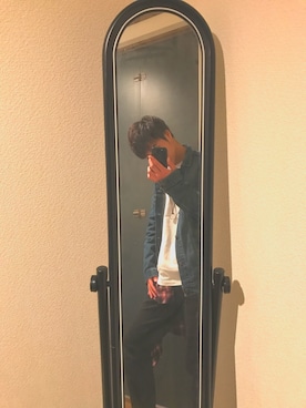 「Levi's（リーバイス）のアイテム（デニムジャケット、ブルー系）」を使った、野田はるとさん（メンズ）の春コーディネート