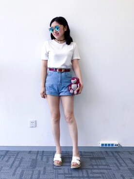 肉兔酱さん（レディース・159cm）の夏コーディネート