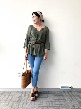 肉兔酱さん（レディース・159cm）の夏コーディネート