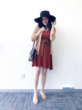 肉兔酱さん（レディース・159cm）の秋コーディネート