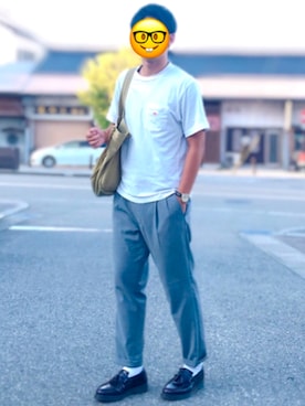 「ポールスミス」｜「アイテム（アクセサリー）」を使った、Kenshiroさん（メンズ・177cm）の夏コーディネート