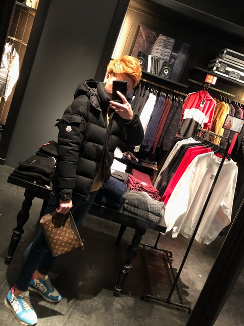 Mto Yt Monclerのダウンジャケット コートを使ったコーディネート Wear