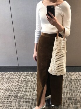 「AURALEE」｜yさん（レディース・158cm）の秋コーディネート