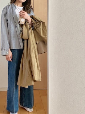「MACPHEE（マカフィー）のアイテム（その他アウター）」を使った、yさん（レディース・158cm）の春コーディネート