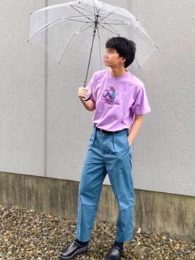 「MONKEY TIME（モンキータイム）のアイテム（その他パンツ）」を使った、idakaさん（メンズ・171cm）の夏コーディネート