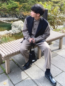 「トロエントープ」｜idakaさん（メンズ・171cm）の秋コーディネート