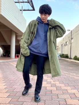 「STUDIOUS（ステュディオス）のアイテム（トップス）」を使った、idakaさん（メンズ・171cm）の秋コーディネート