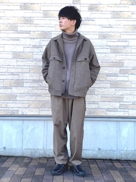 「niko and...（ニコアンド）のアイテム（ジャケット/アウター）」を使った、idakaさん（メンズ・171cm）の冬コーディネート