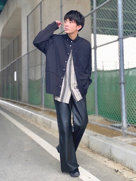 「RYO TAKASHIMA（リョウタカシマ）のアイテム」を使った、idakaさん（メンズ・171cm）の春コーディネート