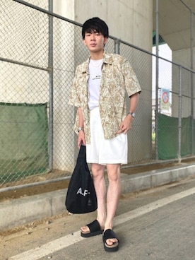 idakaさん（メンズ・171cm）の夏コーディネート