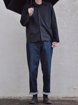 Yuさん（メンズ・180cm）の冬コーディネート