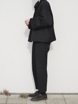 「stein（シュタイン）のアイテム（ブルゾン）」を使った、Yuさん（メンズ・180cm）の冬コーディネート
