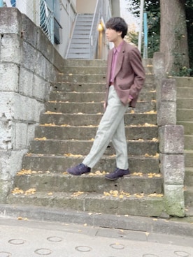 「GIVENCHY（ジバンシイ）のアイテム（ジャケット/アウター）」を使った、しょうさん（メンズ・181cm）の冬コーディネート