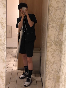「Gosha Rubchinskiy（ゴーシャラブチンスキー）のアイテム（レッグウェア）」を使った、🤹‍♂️さん（メンズ・175cm）の夏コーディネート