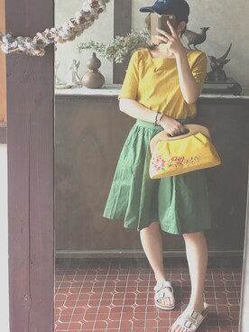 kmmyさん（レディース・155cm）の夏コーディネート