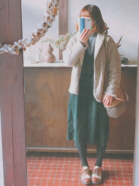 kmmyさん（レディース・155cm）の冬コーディネート