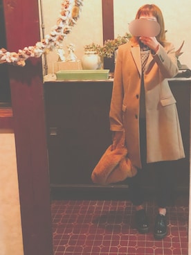 「岩座 IWAKURA（イワクラ）のアイテム」を使った、kmmyさん（レディース・155cm）の冬コーディネート