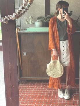カーキトップス の人気ファッションコーディネート Wear