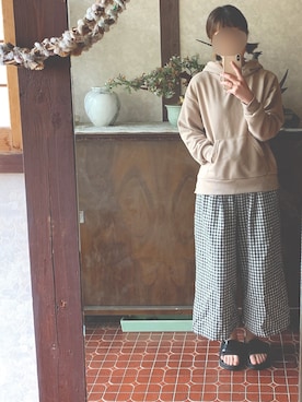 「おんまゆ」｜kmmyさん（レディース・155cm）の春コーディネート