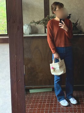 「ワッフル」｜「アイテム（アナログ腕時計）」を使った、kmmyさん（レディース・157cm）の春コーディネート