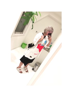 「THUNDERBOX（サンダーボックス）のアイテム」を使った、556tさん（レディース・155cm）の夏コーディネート