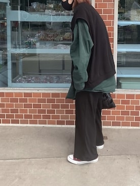 「CHAPS（チャップス）のアイテム」を使った、サワさん（レディース・159cm）の春コーディネート