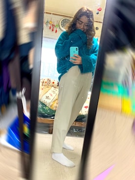 𝐑𝐈𝐈(rina tokiai)さん(レディース・163cm)の冬コーディネート