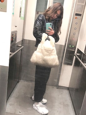 𝐑𝐈𝐈（rina tokiai）さん（レディース・163cm）の冬コーディネート