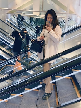 𝐑𝐈𝐈（rina tokiai）さん（レディース・163cm）の冬コーディネート