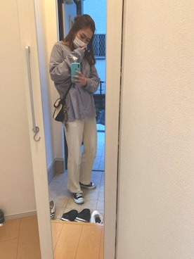 𝐑𝐈𝐈（rina tokiai）さん（レディース・163cm）の春コーディネート