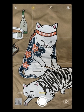 「RIPNDIP（リップンディップ）のアイテム（ジャケット/アウター）」を使った、𝐑𝐈𝐈（rina tokiai）さん（レディース・163cm）の春コーディネート