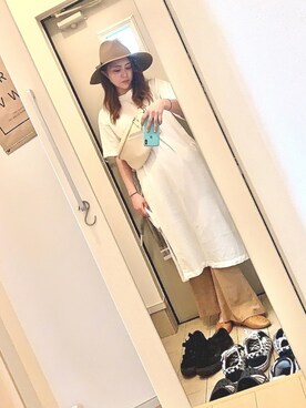 𝐑𝐈𝐈(rina tokiai)さん(レディース・163cm)の春コーディネート